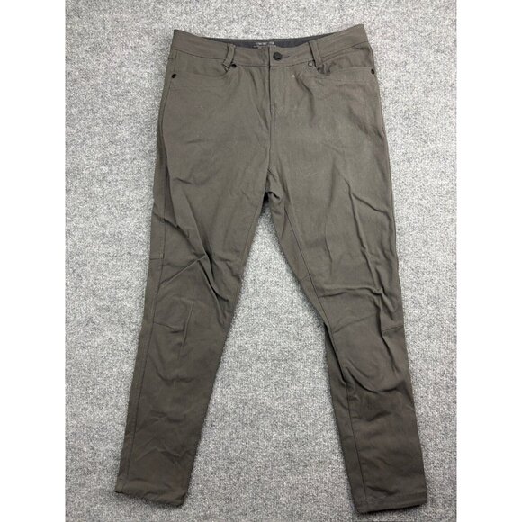 Western Rise Colorado Pants Women's 10 Brown Skinny Pockets Stretch Nylon - Picture 1 of 8